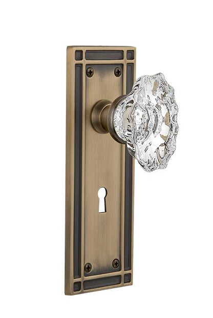 Nostalgic Warehouse Chateau Knob with Mission Plate