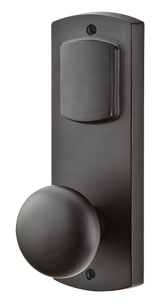 Emtek Missoula Sideplate - Winchester Knob - Flat Black