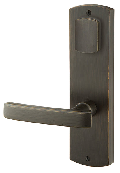 Emtek Missoula Sideplate - Yuma Lever - Flat Black