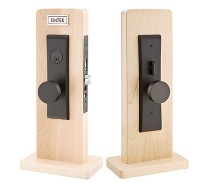 Emtek Artemis Mortise Sideplate Lockset in Oil Rubbed Bronze Finish