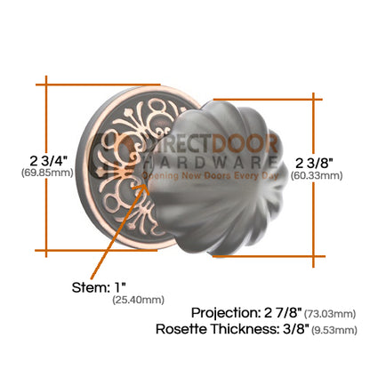 Emtek Melon Knob Specs Lancaster Knob