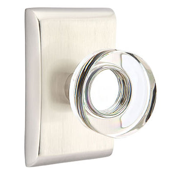Emtek Disc Crystal Knob with Neos Rosette