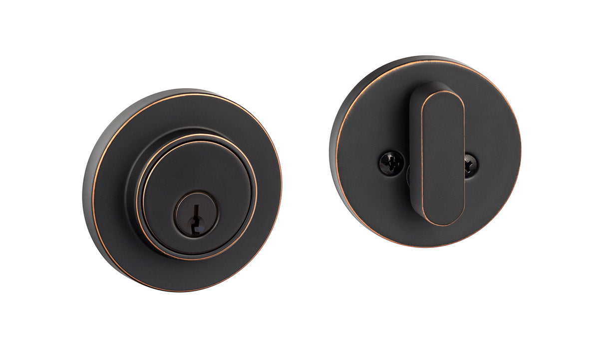 Sure-Loc Modern Round Single Cylinder Deadbolt