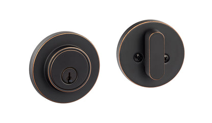 Sure-Loc Modern Round Single Cylinder Deadbolt