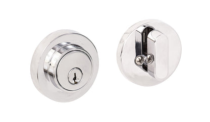 Sure-Loc Modern Round Single Cylinder Deadbolt