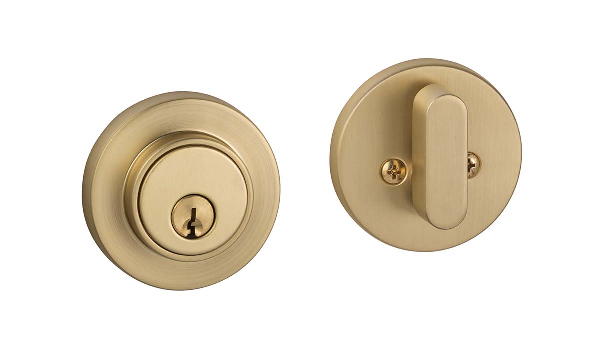 Sure-Loc Modern Round Single Cylinder Deadbolt