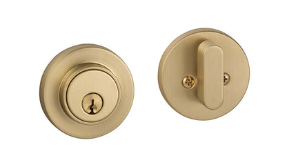 Sure-Loc Modern Round Single Cylinder Deadbolt