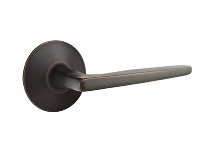 Emtek Brass Hermes Lever Oil Rubbed Bronze-Modern Rosette