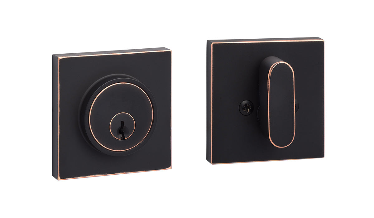 Sure-Loc Modern Square Single Cylinder Deadbolt