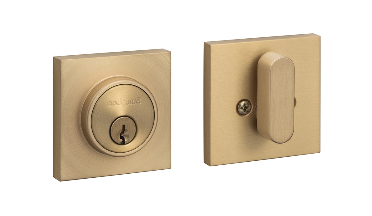 Sure-Loc Modern Square Single Cylinder Deadbolt