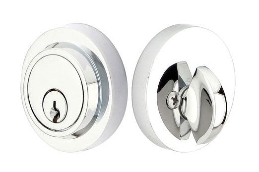Emtek Modern Style Deadbolt - Polished Chrome