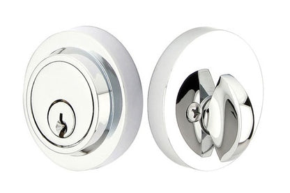 Emtek Modern Style Deadbolt - Polished Chrome