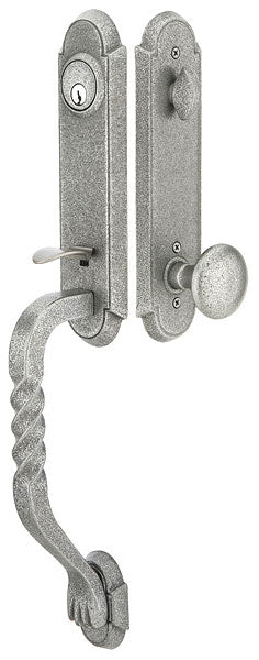 Emtek Wrought Steel San Carlos Monolithic Handleset