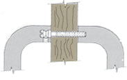 Baldwin Estate 2598 Bristol - 6 Inch Center-to-Center
