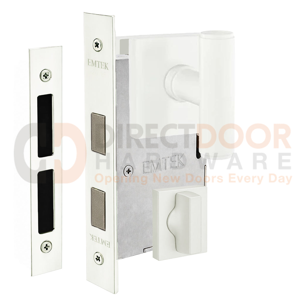 Emtek Ace Interior Mortise Knob with Square Rosette