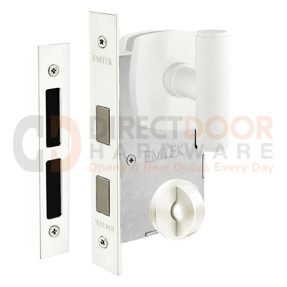 Emtek Ace Knurled Interior Mortise Knob with Urban Rosette