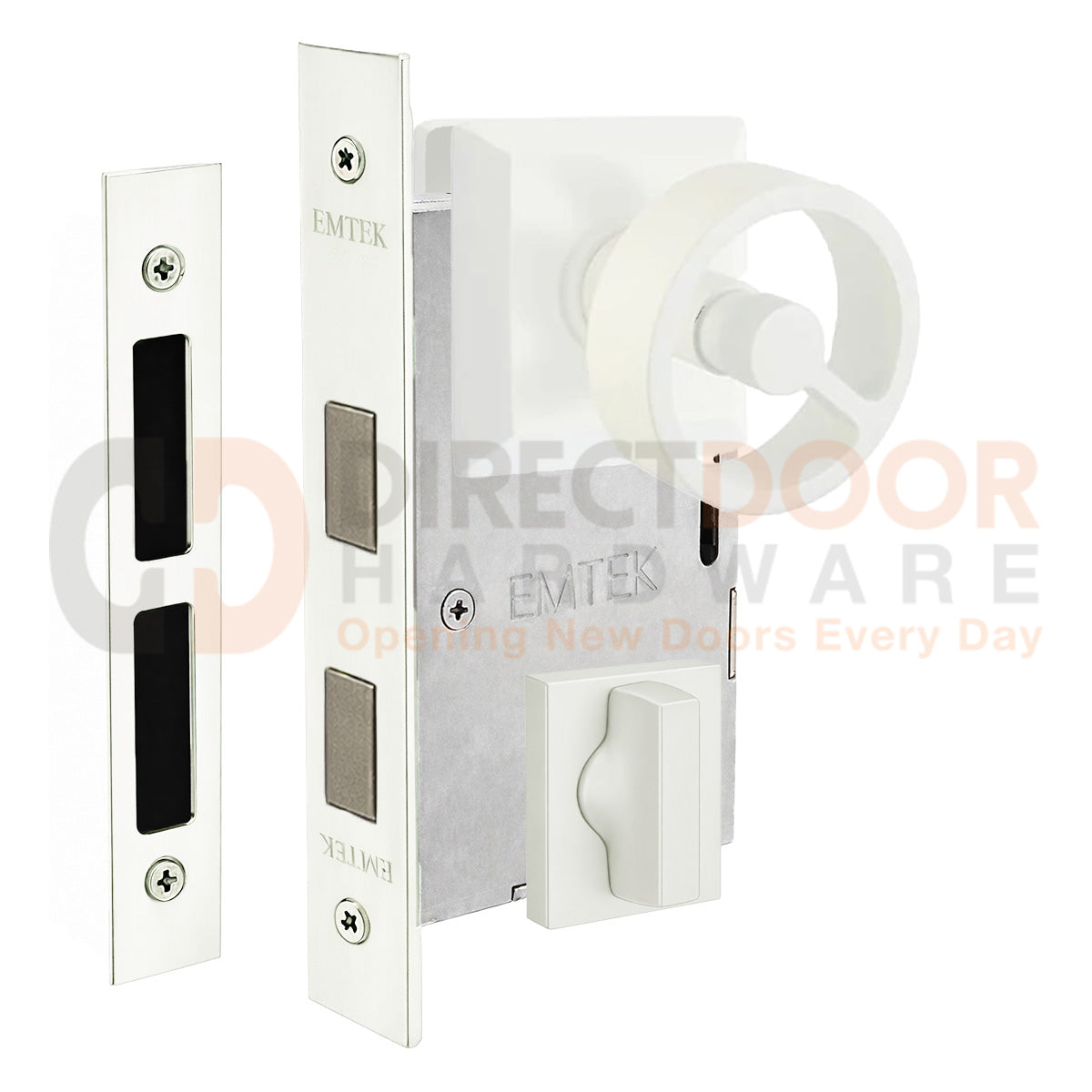 Emtek Spoke Interior Mortise Knob with Quincy Rosette
