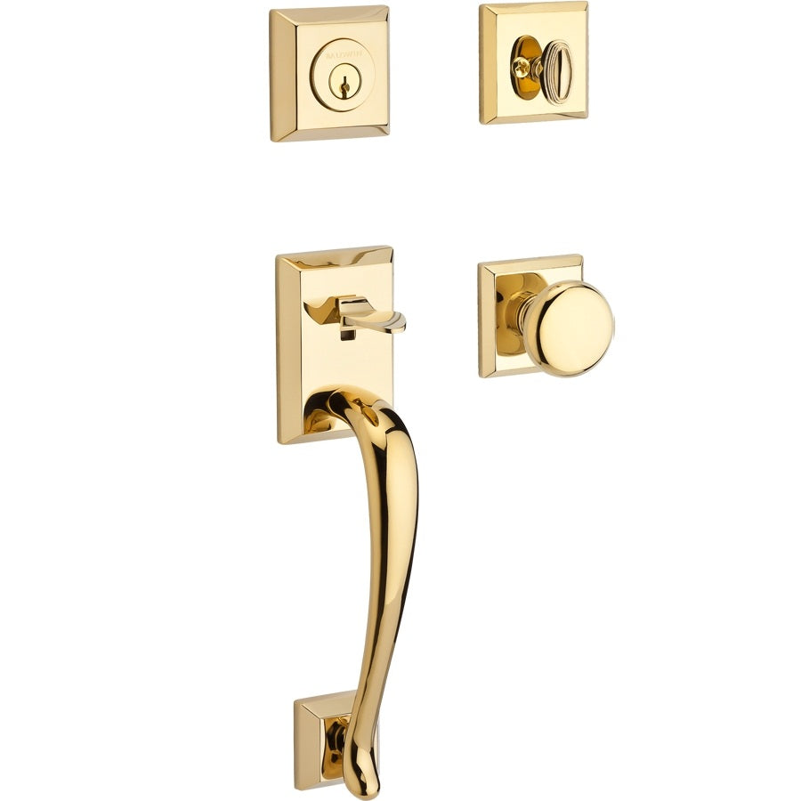 Baldwin Reserve Napa Handleset Lifetime Polished Brass
