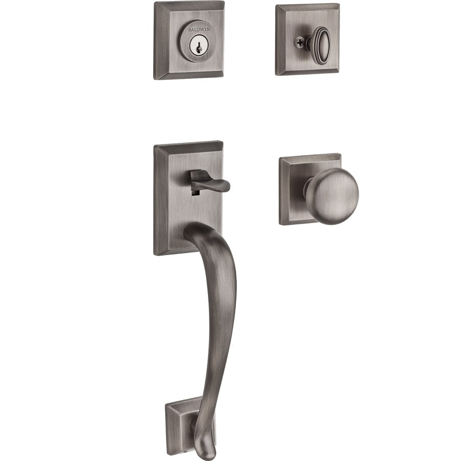 Baldwin Reserve Napa Handleset Matte Antique Nickel
