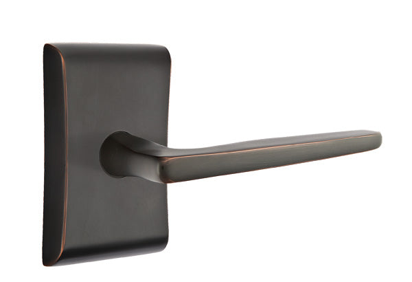 Emtek Brass Hermes Lever Oil Rubbed Bronze-Neos Rosette