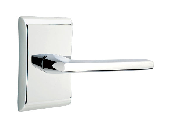 Emtek Brass Helios Lever Polished Chrome-Neos Rosette