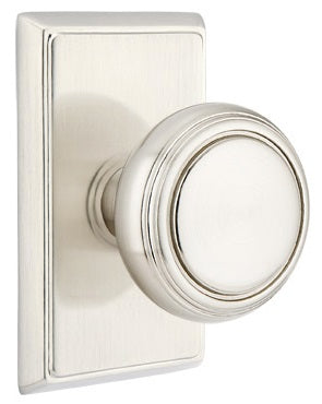 Emtek Norwich Knob With Rectangular Rosette