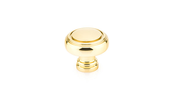 Emtek Norwich 1-1/4 Inch Cabinet Knob Polished Brass