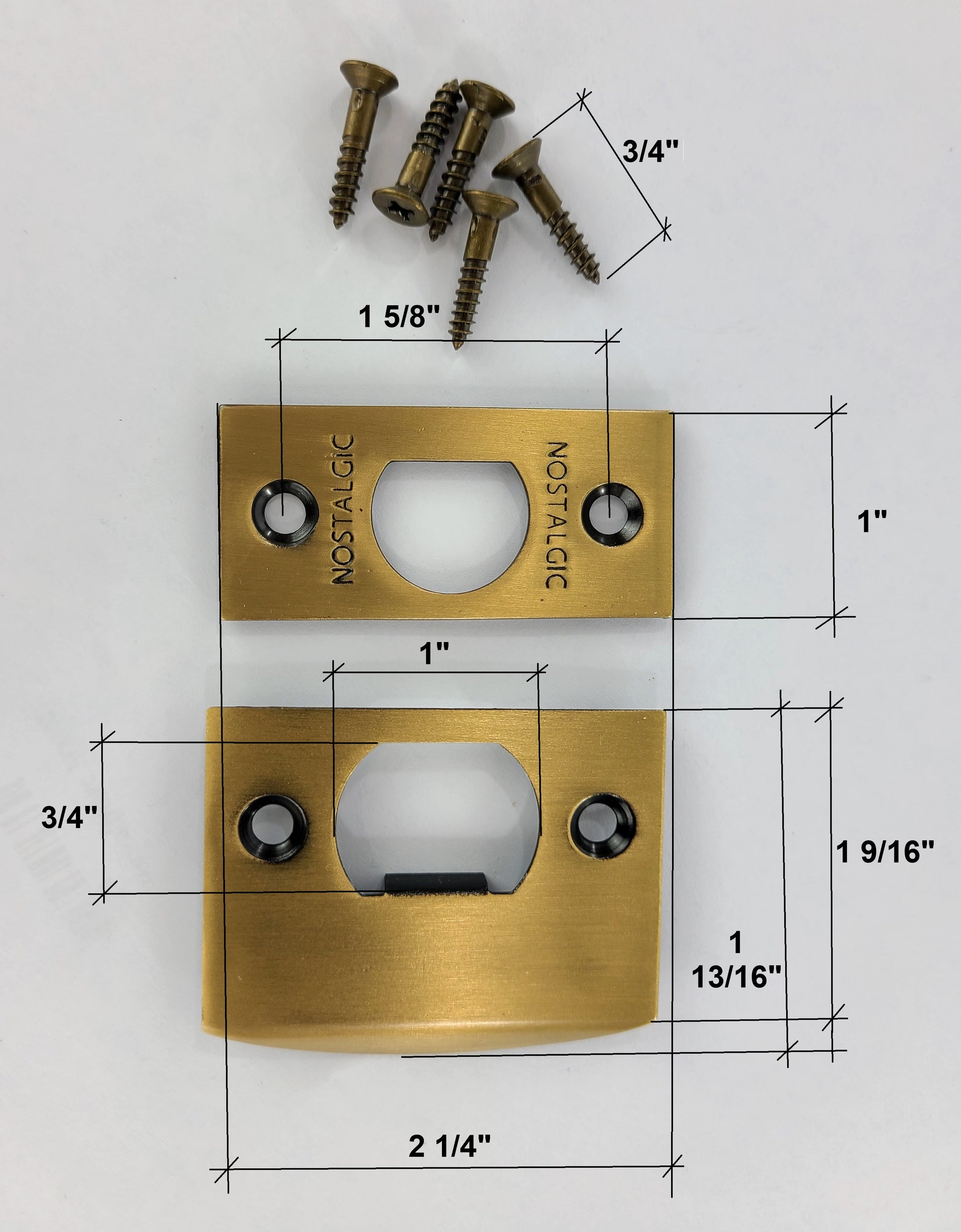 Strike & Faceplate Dimensions