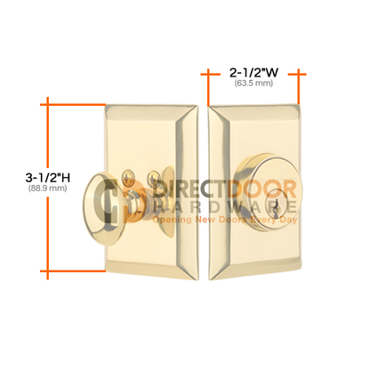 Nostalgic Warehouse New York Double Cylinder Deadbolt