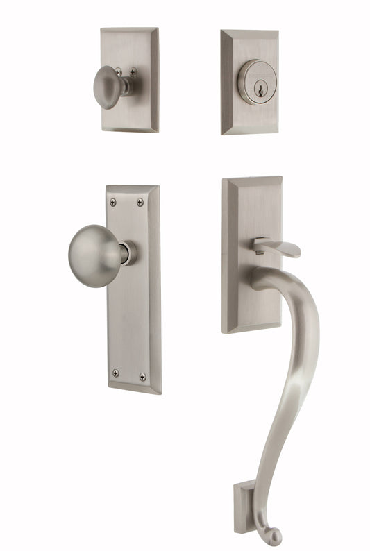 Nostalgic Warehouse New York Handleset with S Grip