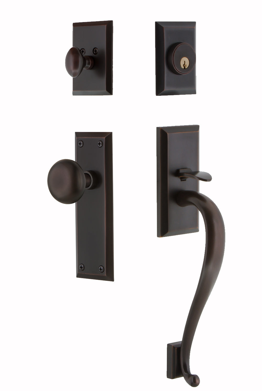 Nostalgic Warehouse New York Handleset with S Grip