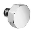 Emtek Windsor Crystal Knob with 7 Inch Wilshire Sideplate