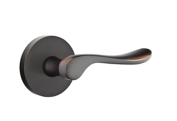 Emtek Luzern Lever Oil Rubbed Bronze-Disk Rosette