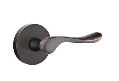 Emtek Luzern Lever Oil Rubbed Bronze-Disk Rosette
