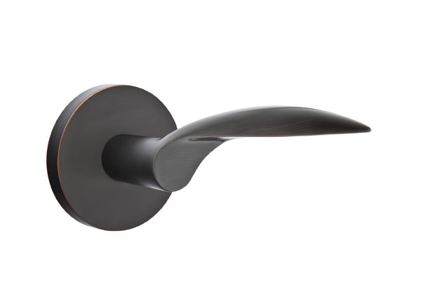 Emtek Mercury Lever Oil Rubbed Bronze-Disk Rosette