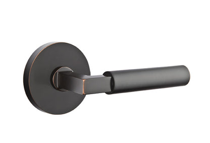 Emtek Brass Hercules Lever Oil Rubbed Bronze-Disk Rosette