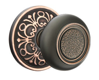 Emtek Belmont Knob Oil Rubbed Bronze Lancaster Rosette