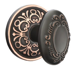 Emtek Victoria Knob - Lancaster Rosette