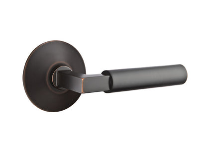 Emtek Brass Hercules Lever Oil Rubbed Bronze-Modern Rosette