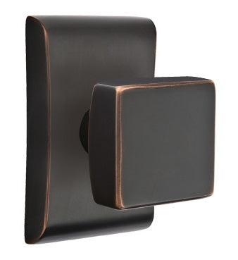 Emtek Square Knob - Neos Rosette