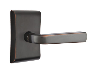 Emtek Sion Lever Oil Rubbed Bronze-Neos Rosette