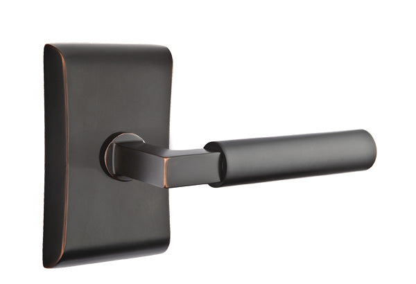 Emtek Brass Hercules Lever Oil Rubbed Bronze-Neos Rosette 