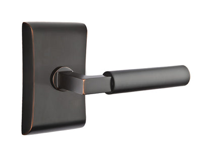 Emtek Brass Hercules Lever Oil Rubbed Bronze-Neos Rosette 