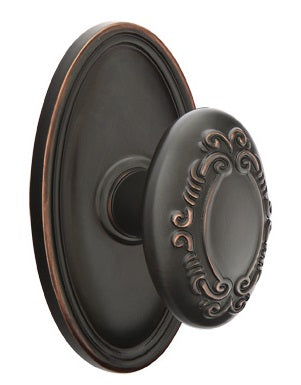 Emtek Victoria Knob - Oval Rosette