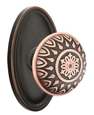 Emtek Lancaster Knob - Oval Rosette