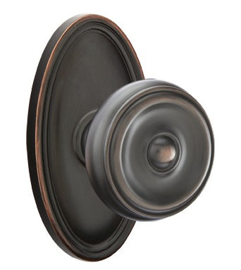 Emtek Waverly Knob - Oval Rosette