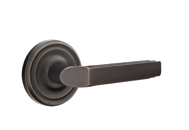 Emtek Milano Lever Oil Rubbed Bronze-Regular Rosette