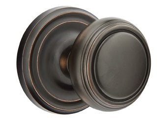 Emtek Norwich Knob With Regular Rosette - Oil Rubbed Bronze