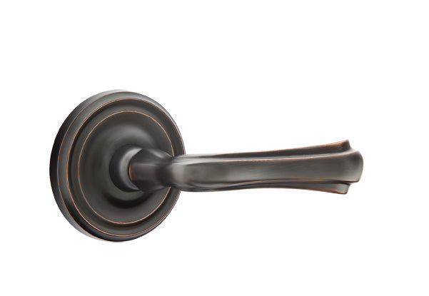 Emtek Wembley Lever with Regular Rosette - Oil Rubbed Bronze