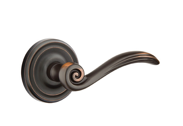 Emtek Elan Interior Mortise Lever with Regular Rosette